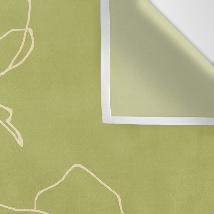 Line Drawing Flowers 2 Wall Tapestry Gallery Image 3