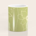 Line Drawing Flowers 2 Coffee Mug Gallery Image 4
