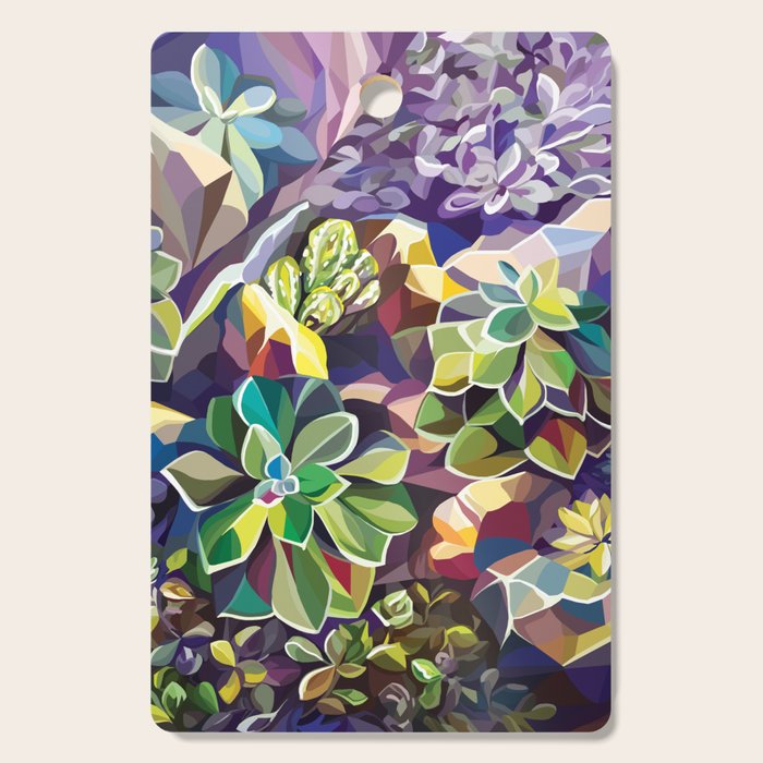SUCCULENTS Cutting Board Gallery Image 1