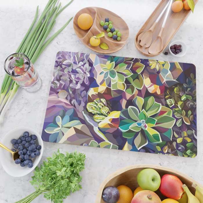 SUCCULENTS Cutting Board Gallery Image 2