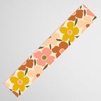 Retro Vintage Floral - Peach Table Runner Gallery Image 3