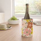 Retro Vintage Floral - Peach Wine Chiller Gallery Image 4