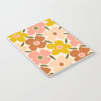 Retro Vintage Floral - Peach Notebook Gallery Image 3