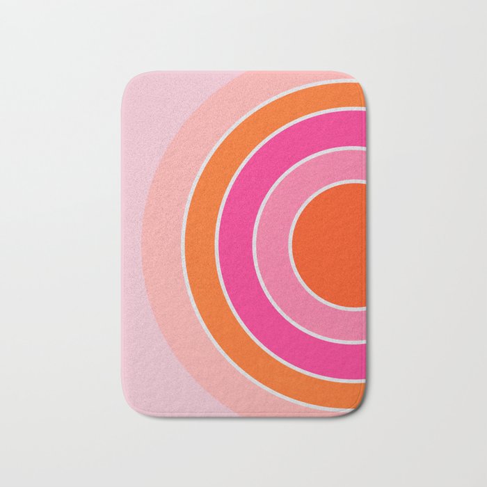 Rainbow sunset Bath Mat Gallery Image 1