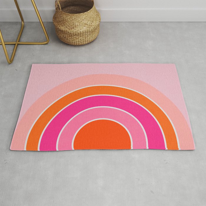 Rainbow sunset Rug Gallery Image 1