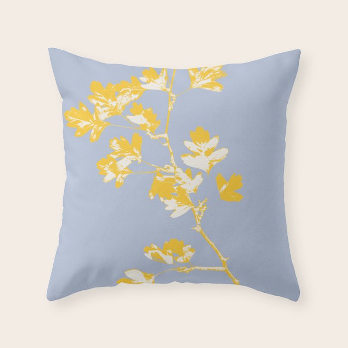 Plant based happyness Hawthorn still life Throw Pillow Gallery Image 6