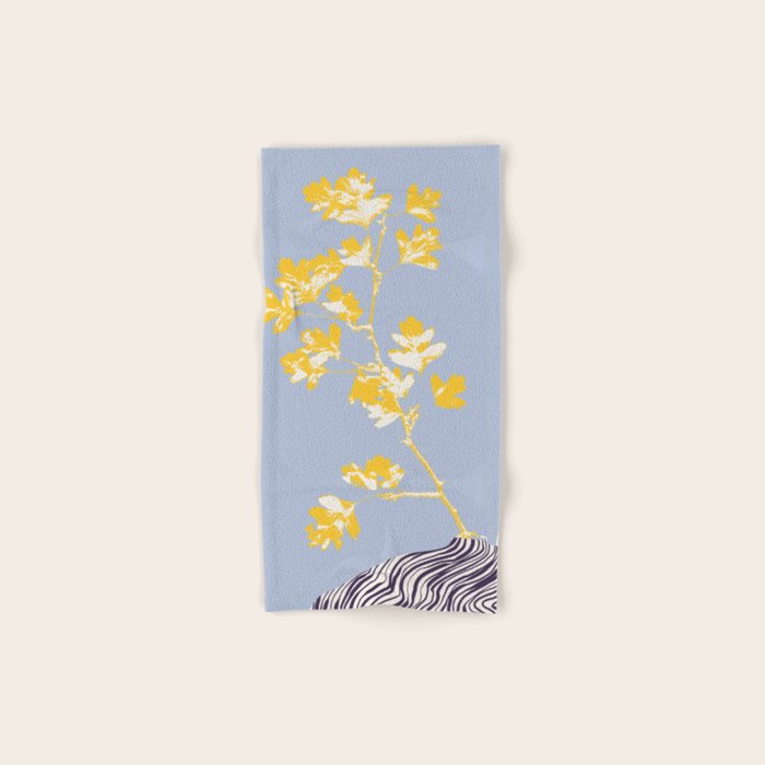 Plant based happyness Hawthorn still life Bath Towel Gallery Image 1