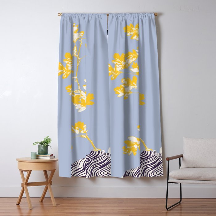 Plant based happyness Hawthorn still life Window Curtain Gallery Image 5