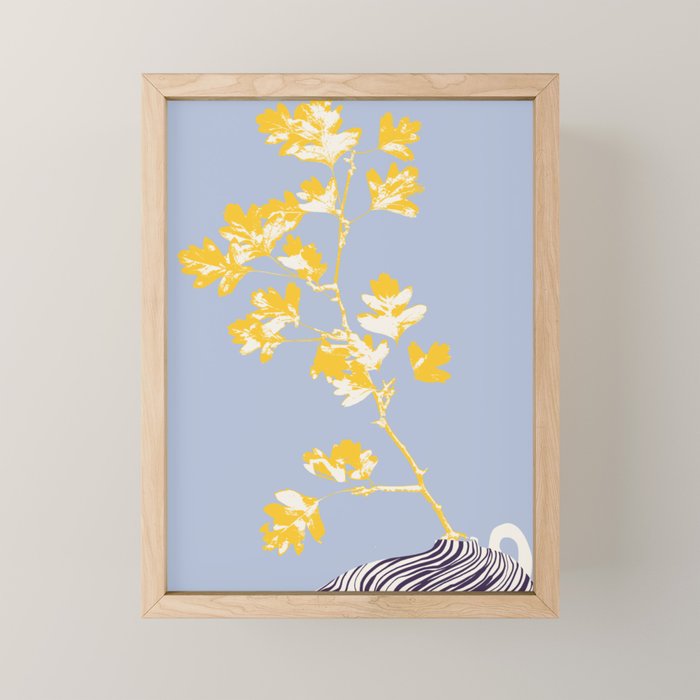 Plant based happyness Hawthorn still life Mini Art Print Gallery Image 1