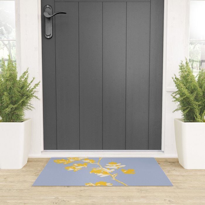 Plant based happyness Hawthorn still life Welcome Mat Gallery Image 3