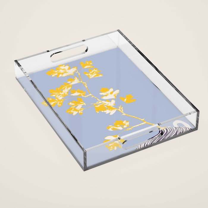 Plant based happyness Hawthorn still life Acrylic Tray Gallery Image 1