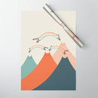 Cat Landscape 101 Wrapping Paper Gallery Image 1
