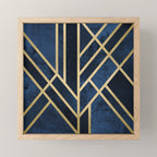 Art Deco Midnight Mini Art Print Gallery Image 1