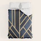 Art Deco Midnight Duvet Cover Gallery Image 6