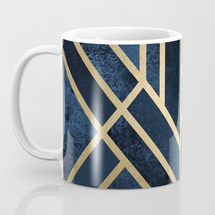 Art Deco Midnight Coffee Mug Gallery Image 3