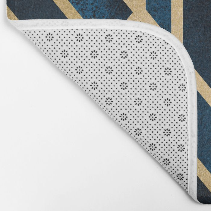 Art Deco Midnight Bath Mat Gallery Image 2