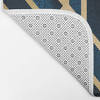 Art Deco Midnight Bath Mat Gallery Image 2