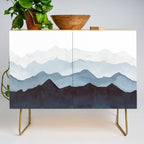 Indigo Mountains Landscape Credenza Gallery Image 1