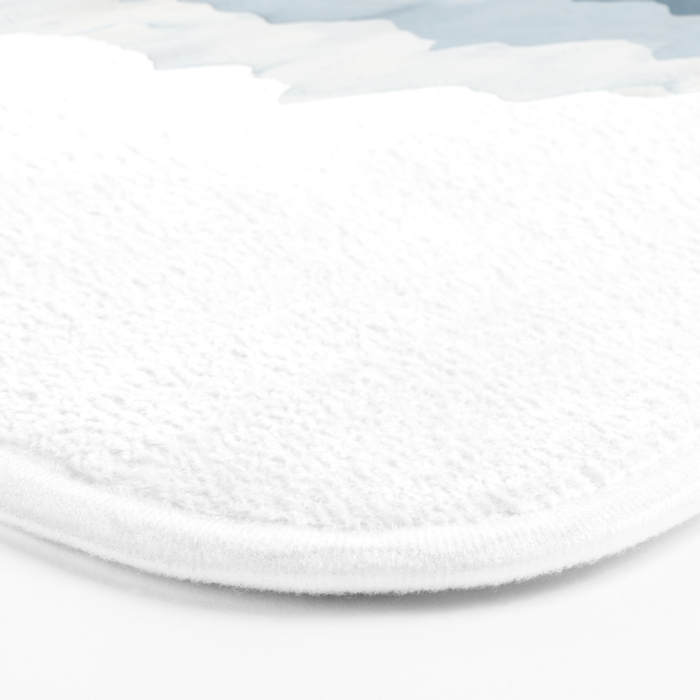 Indigo Mountains Landscape Bath Mat Gallery Image 3