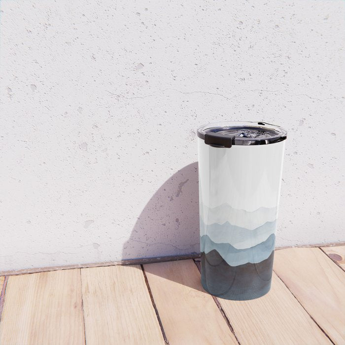 Indigo Mountains Landscape Travel Mug Gallery Image 4