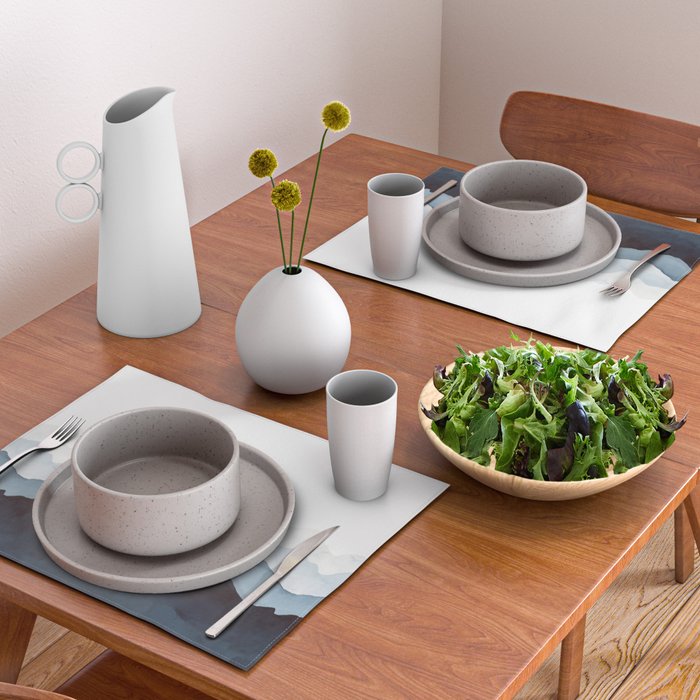 Indigo Mountains Landscape Placemat Gallery Image 2