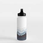 Indigo Mountains Landscape Water Bottle Gallery Image 3
