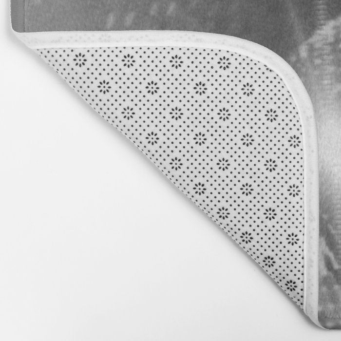 Disco Night | Black & White Photography | Vintage Photo Art Print | Groovy Christmas Party Bath Mat Gallery Image 2