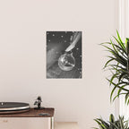 Disco Night | Black & White Photography | Vintage Photo Art Print | Groovy Christmas Party Poster Gallery Image 2