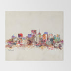 richmond virginia  Throw Blanket Gallery Image 2