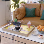 Sagittarius Cares in Sunshine Yellow | Zodiac Series  Serving Tray Gallery Image 2