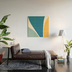 Minimalist Plant Abstract LXI Wood Wall Art Gallery Image 2