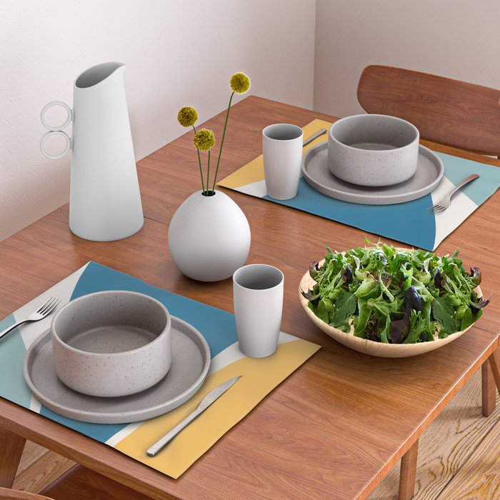 Minimalist Plant Abstract LXI Placemat Gallery Image 2