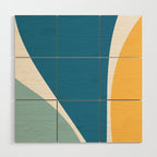 Minimalist Plant Abstract LXI Wood Wall Art Gallery Image 1