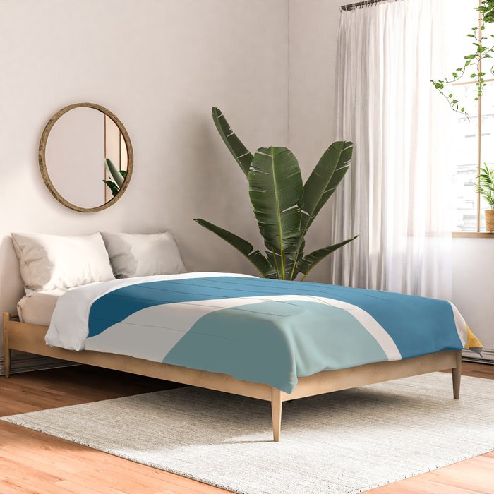 Minimalist Plant Abstract LXI Comforter Gallery Image 2