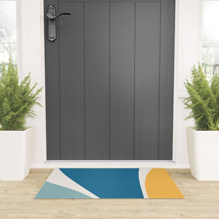 Minimalist Plant Abstract LXI Welcome Mat Gallery Image 3