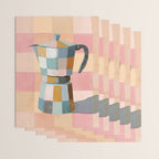 Patchwork Moka Pot Wrapping Paper Gallery Image 3