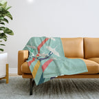 The Cranes Throw Blanket Gallery Image 1