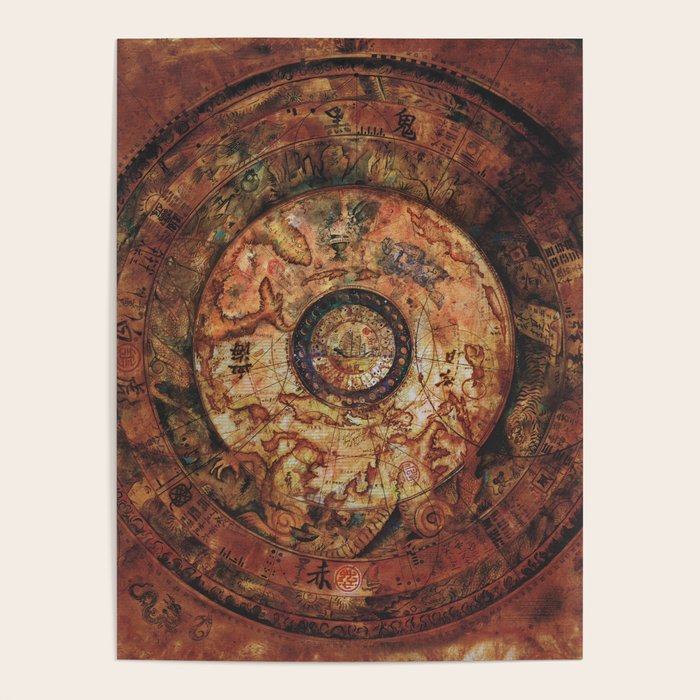 Sao Feng Replica Map Pirates of the Caribbean Poster Gallery Image 4