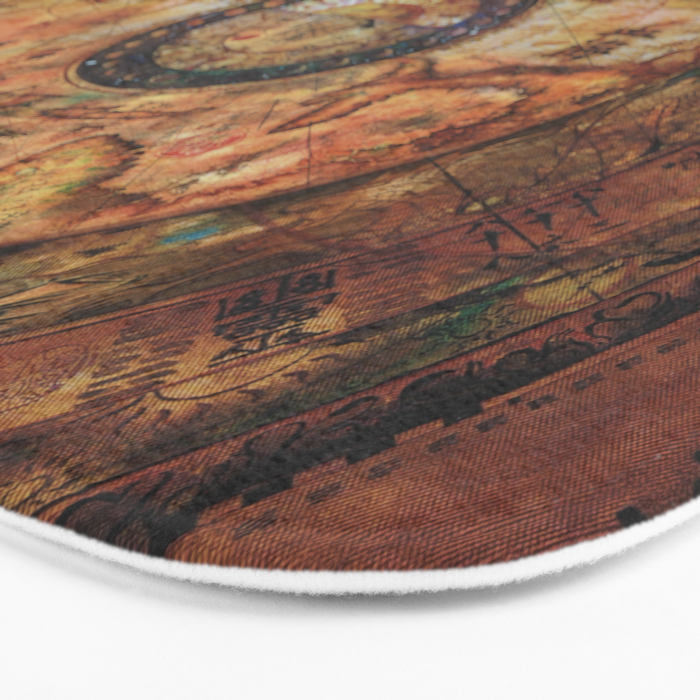 Sao Feng Replica Map Pirates of the Caribbean Bath Mat Gallery Image 3