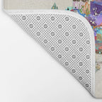 Pittsburgh Pennsylvania skyline Bath Mat Gallery Image 2