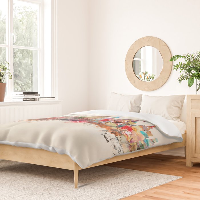 tulsa oklahoma Duvet Cover Gallery Image 2