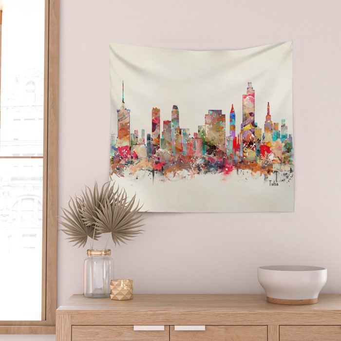 tulsa oklahoma Wall Tapestry Gallery Image 2