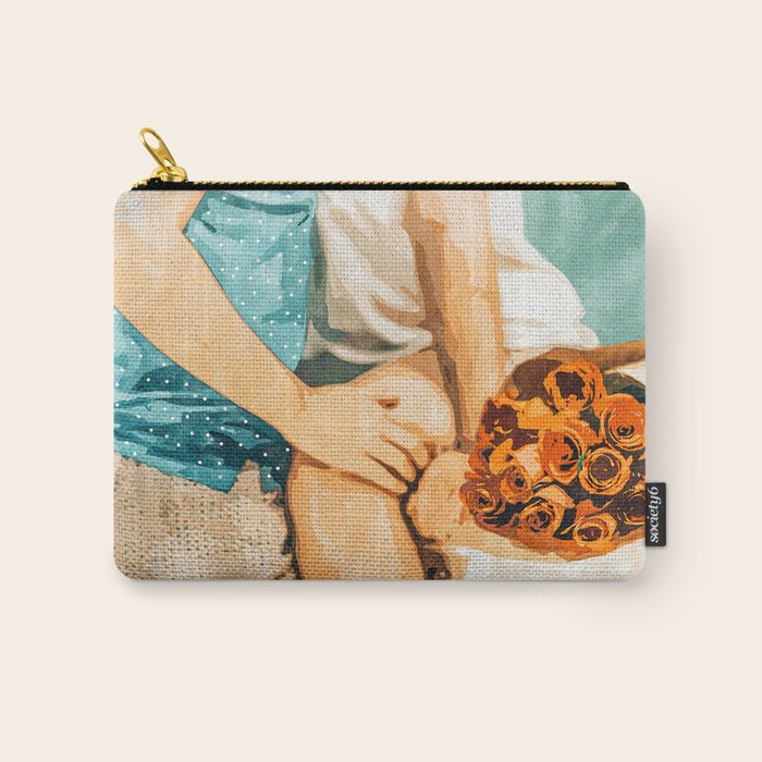 Romance #painting #love Carry All Pouch Gallery Image 1
