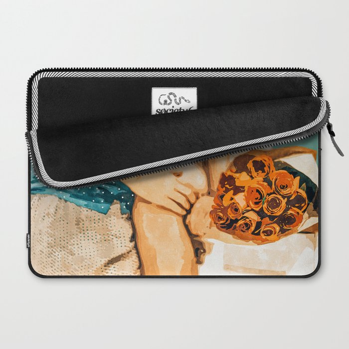 Romance #painting #love Laptop Sleeve Gallery Image 2