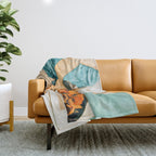 Romance #painting #love Throw Blanket Gallery Image 1