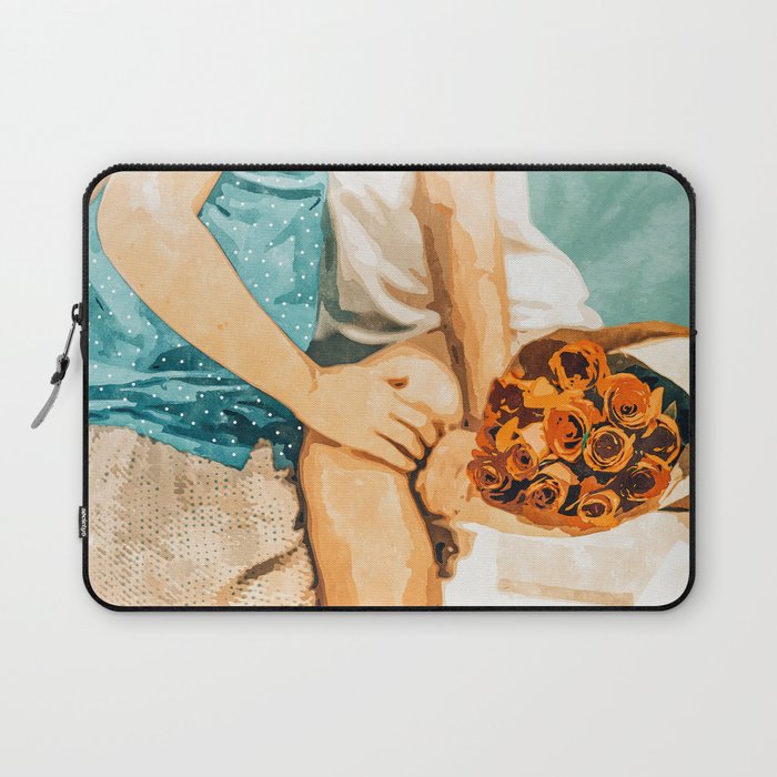 Romance #painting #love Laptop Sleeve Gallery Image 1