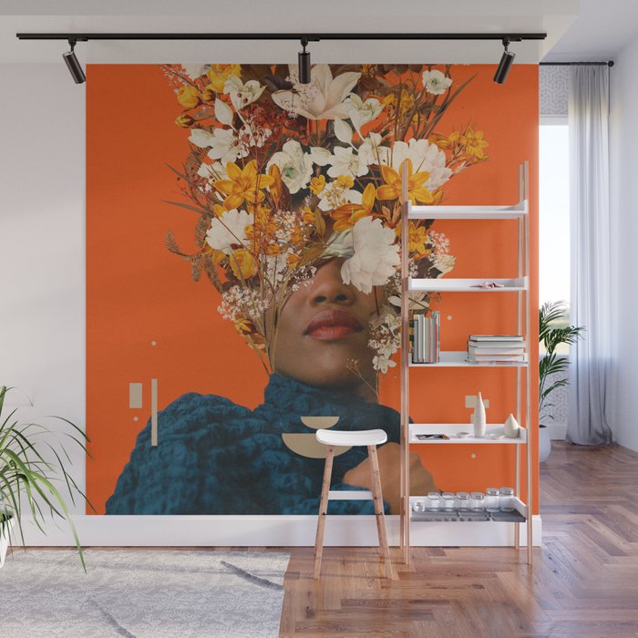 You are my Orange Dreamfield Wall Mural Gallery Image 1