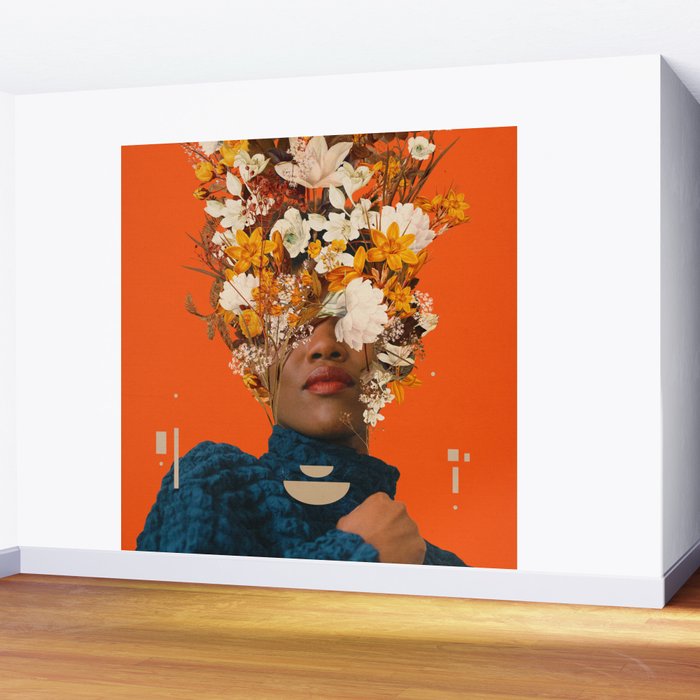 You are my Orange Dreamfield Wall Mural Gallery Image 2