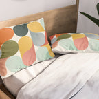 Shapes of color - abstract Pillow Sham Gallery Image 2