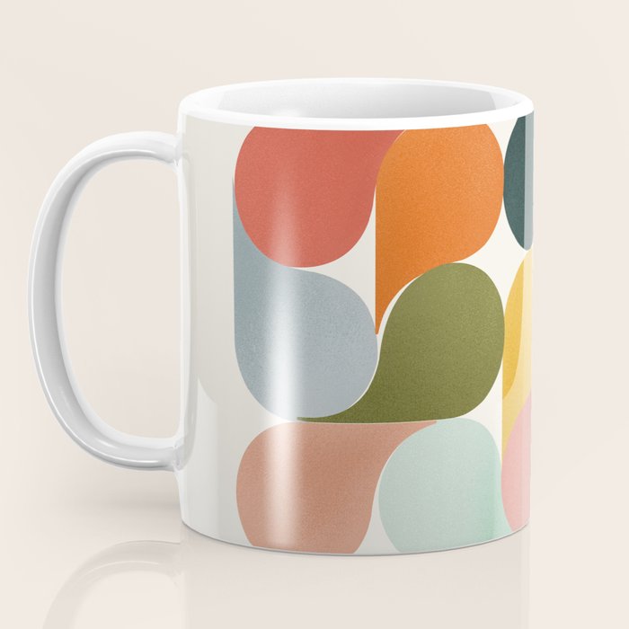 Shapes of color - abstract Coffee Mug Gallery Image 3